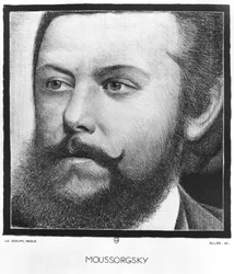 Portrait of Modest Petrovich Moussorgsky